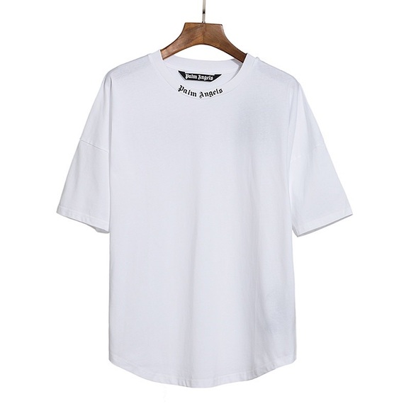 Palm Angels Classic White Short Sleeve Tee - Picture 1 of 2